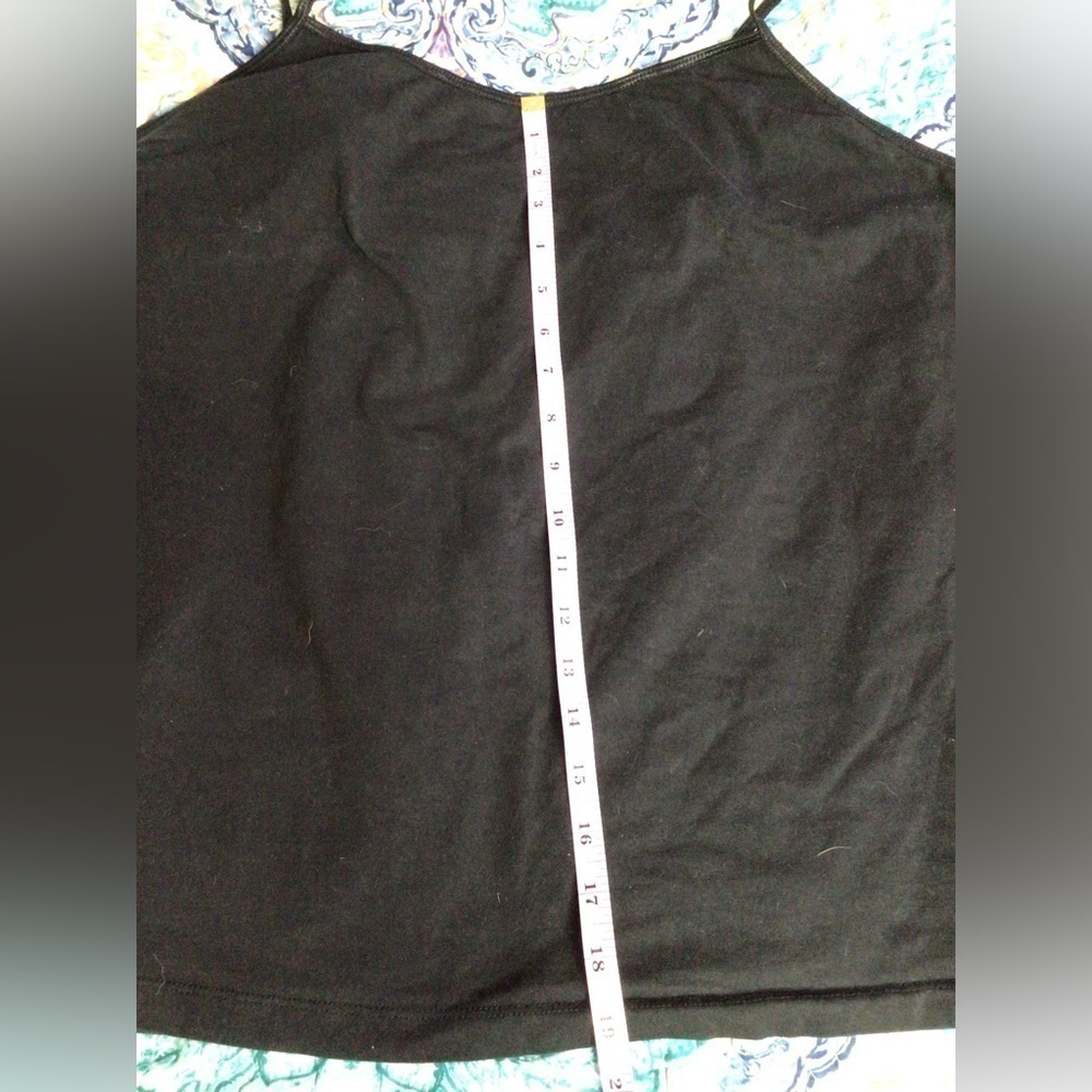 Women's Black and Orange Tank Tops xL  (0121) - Picture 12 of 12